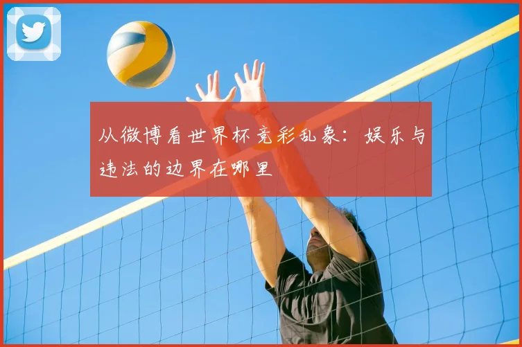 从微博看世界杯竞彩乱象：娱乐与违法的边界在哪里